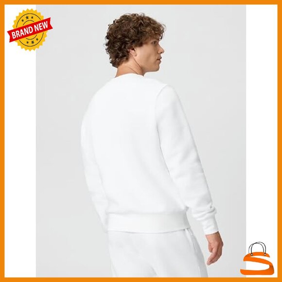 Men's Fleece Crew Sweatshirt - Club Fit - Activewear Essential - Picture 4 of 8